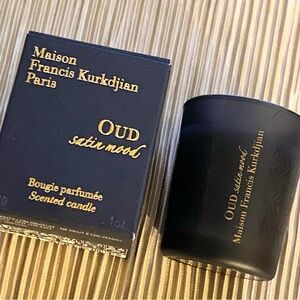 Maison Francis Kurkdjian OUD Satin Mood Bougie Scented Mini Candle 1 Oz